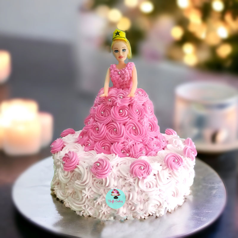 Pink-Doll-Cake